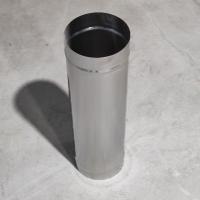 Одностенная труба 0,5 м для дымохода Ф115 мм из нержавеющей стали 0,8 мм